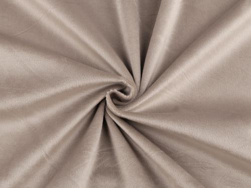 Prima-obchod Samet / velvet hladký šíře 280 cm, barva 2 (240 g/m²) béžová