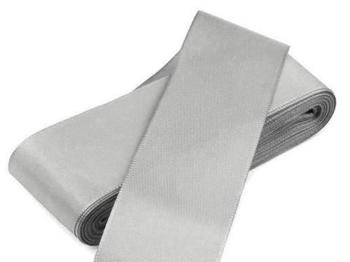 Prima-obchod Stuha taftová šíře 40 mm, barva 841 šedá světlá
