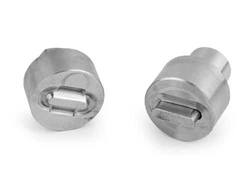 Prima-obchod Piston k nýtování oválných průchodek 4x16 mm, 5x18 mm, barva 2 (18x5 mm) barva nikl
