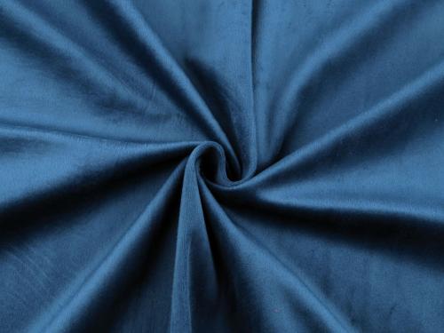 Prima-obchod Samet / velvet hladký šíře 280 cm, barva 5 (240 g/m²) modrá