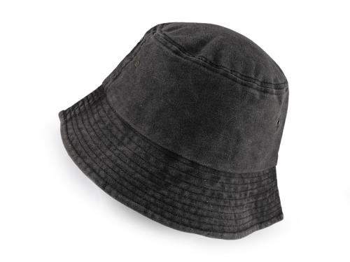 Prima-obchod Bavlněný letní klobouk unisex, barva 4 černá tmavá