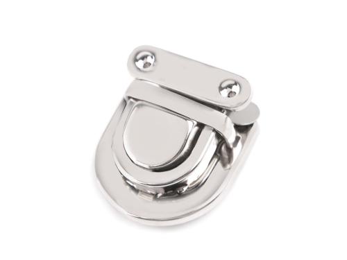 Prima-obchod Sada zapínání na tašku 26x29 mm, barva 1 barva nikl