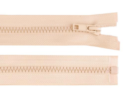 Prima-obchod Kostěný zip No 5 délka 60 cm bundový, barva 291 béžová světlá
