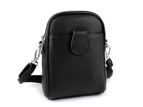 Prima-obchod Dámská / dívčí kabelka crossbody s popruhem 14x19 cm, barva 24 černá