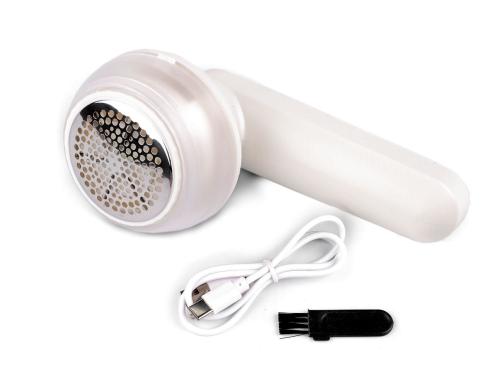 Prima-obchod Odstraňovač žmolků - odžmolkovač, USB nabíjecí, barva 1 bílá