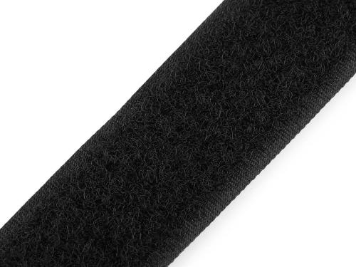 Prima-obchod Suchý zip plyš šíře 30 mm černý, barva Černý