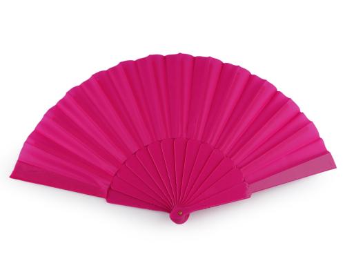 Prima-obchod Vějíř textilní k dotvoření, barva 9 pink
