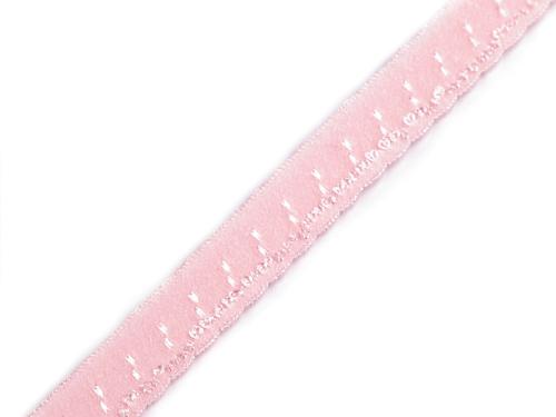 Prima-obchod Ozdobná lemovací pruženka šíře 10 mm, barva 9 růžová lasturová