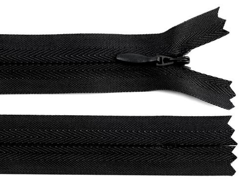 Prima-obchod Zip skrytý nedělitelný No 3 délka 45 cm PLM, barva Černá