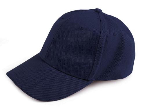 Prima-obchod Kšiltovka unisex vhodná k dozdobení, barva 5 modrá tmavá