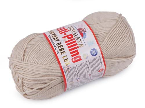 Prima-obchod Pletací příze Everyday Bebe Lux 100 g, barva 5 (70419) béžová světlá