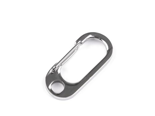 Prima-obchod Karabina z nerezové oceli průvlek 6 mm, barva 2 (19x42 mm) platina