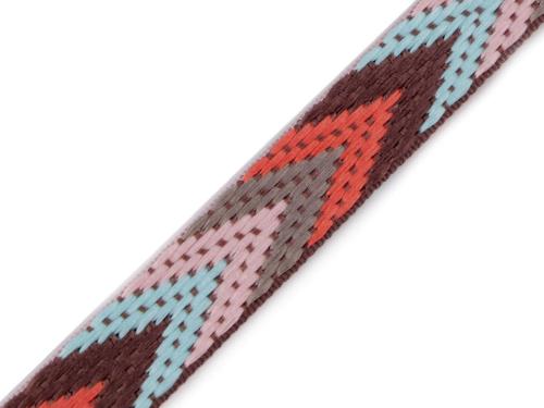 Prima-obchod Popruh šíře 22 mm, barva 2 lososová šedá