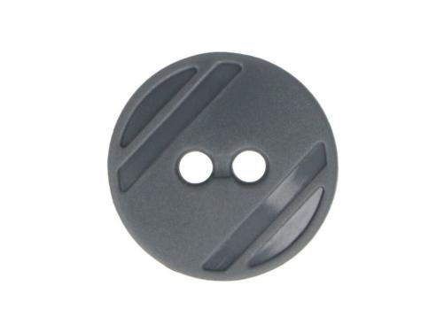 Prima-obchod Knoflík průměr 15,2 mm, barva Šedá tm. (312)