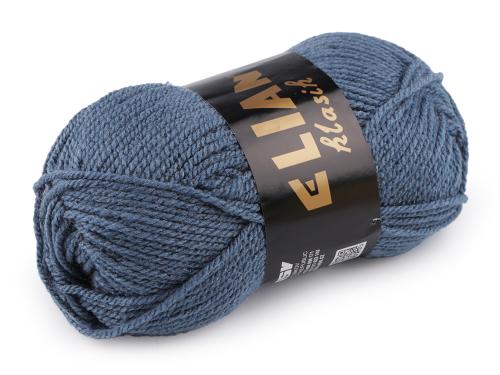 Prima-obchod Pletací příze Klasik 50 g, barva 42 (185) modrá jeans