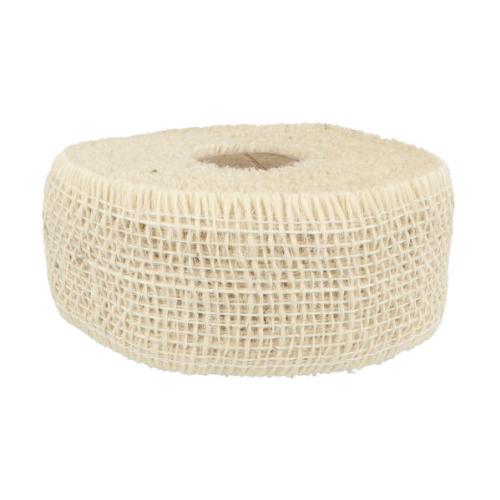 Prima-obchod Jutová stuha šíře 50 mm PLM, barva Krémová sv. (101)