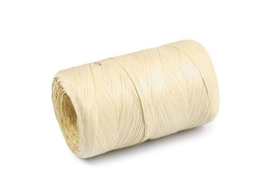 Prima-obchod Lýko rafie přírodní, k pletení tašek, šíře 5-8 mm, barva 3 béžová nejsv.