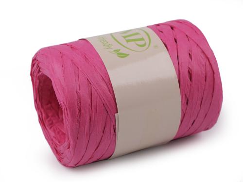 Prima-obchod Lýko rafie přírodní, k pletení tašek, šíře 5-8 mm, barva 21 (12) pink
