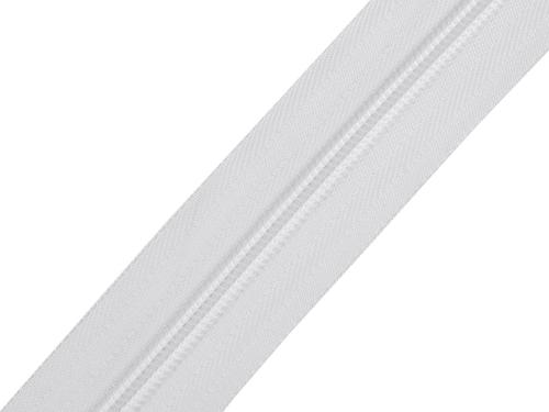 Prima-obchod Zip spirálový No 5 metráž, barva 1 bílá