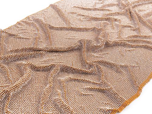 Prima-obchod Štras v metráži zlatá, stříbrná 39x116 cm, barva 2 zlatá