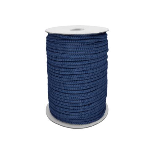 Prima-obchod Oděvní šňůra PES Ø6 mm, barva Modrá jeans (734)