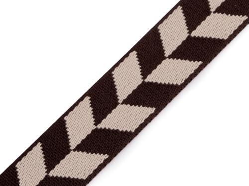 Prima-obchod Popruh šíře 38 mm, barva 2 hnědá