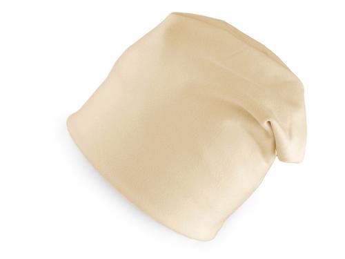 Prima-obchod Nákrčník / čepice soft fleece, barva 2 krémová světlá čepice