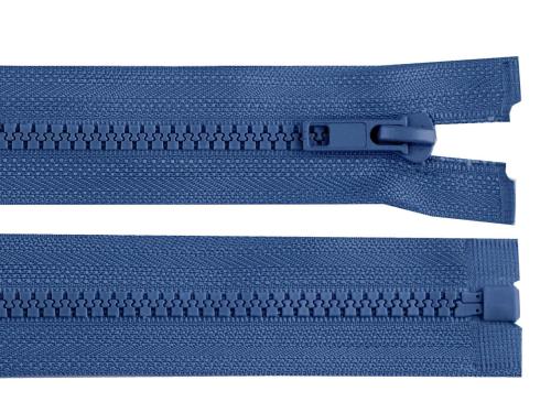 Prima-obchod Kostěný zip No 5 délka 90 cm bundový, barva 220 modrá jeans tmavá
