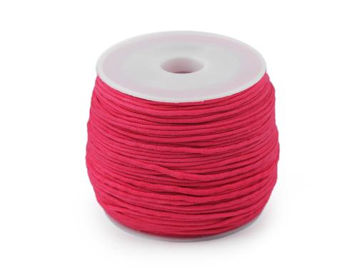 Prima-obchod Šnůrka PES se silonovým vlascem Ø0,5 mm, barva 3 pink