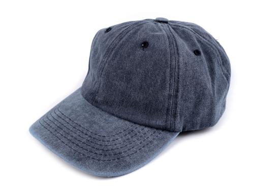 Prima-obchod Bavlněná kšiltovka unisex, barva 2 modrá jeans