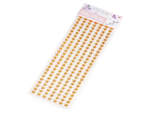Prima-obchod Samolepicí hvězdy na lepicím proužku Ø10 mm, barva 2 zlatá stř.