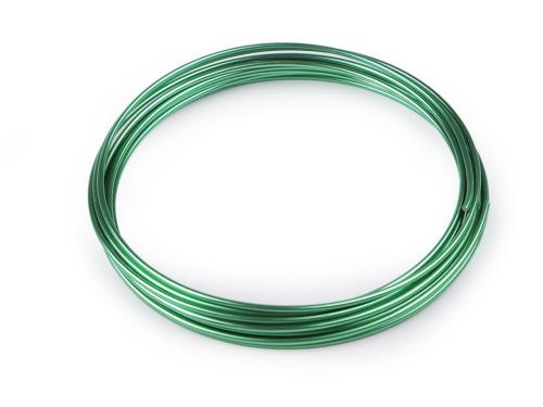 Prima-obchod Drát hliníkový Ø1,8 mm, barva 7 zelená pastelová