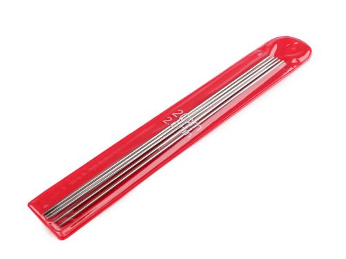 Prima-obchod Ponožkové jehlice nerezové č. 2; 2,5; 3; 3,5; 4; 4,5; 5, barva 1 (2 mm) barva nikl