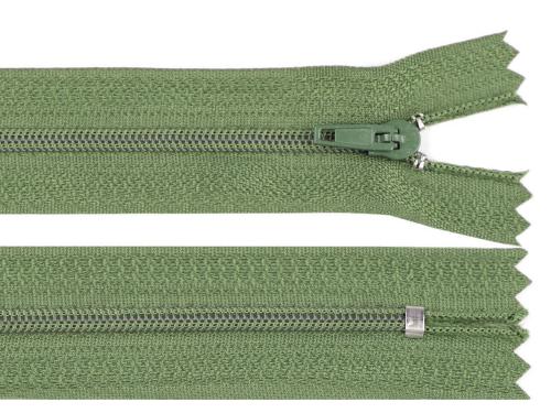 Prima-obchod Spirálový zip No 3 délka 20 cm pinlock, barva 265 zelená lahvová