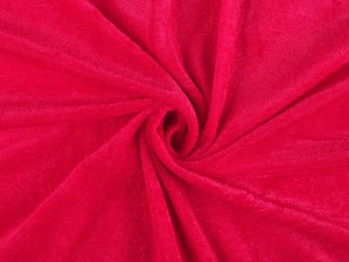 Prima-obchod Elastický samet Panné pololesklý, barva 3 pink