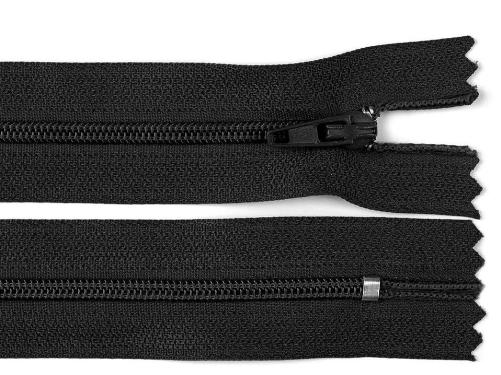Prima-obchod Spirálový zip No 3 délka 25 cm pinlock, barva 332 černá