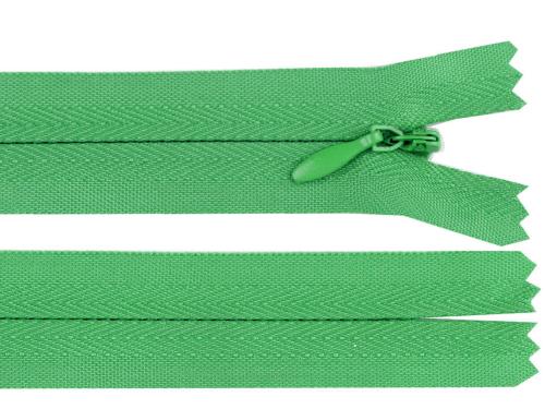 Prima-obchod Spirálový zip skrytý No 3 délka 50 cm, barva 243 zelené kapradí