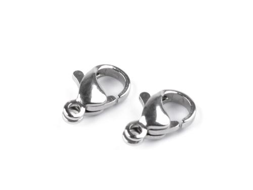 Prima-obchod Karabinka z nerezové oceli, více velikostí, barva 2 (6x10 mm) platina