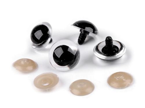 Prima-obchod Oči velké s pojistkou Ø26 mm, barva 5 transparent