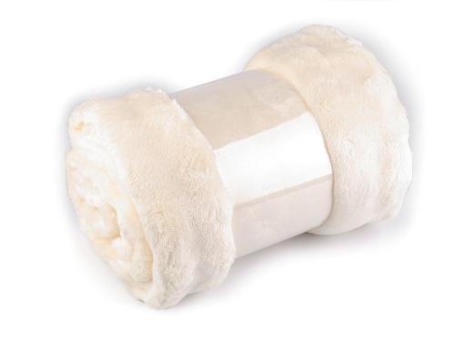 Prima-obchod Deka bubble fleece 150x200 cm, barva 1 krémová světlá