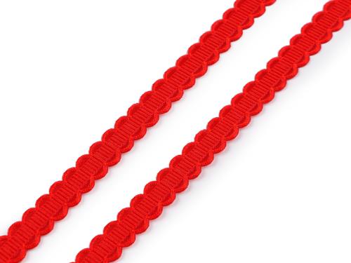 Prima-obchod Saténový prýmek / stuha šíře 10 mm, barva 5 červená