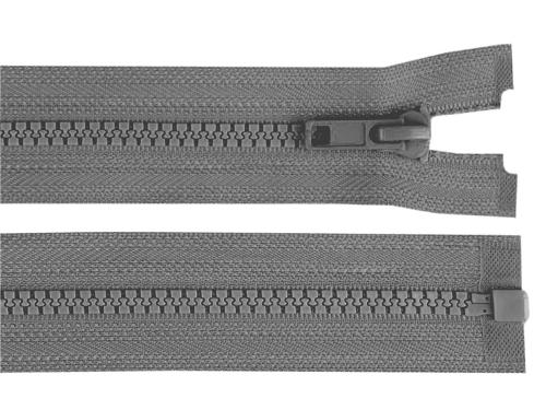 Prima-obchod Kostěný zip No 5 délka 45 cm bundový, barva 312 šedá tmavá