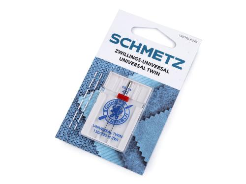 Prima-obchod Dvojjehla universal 4,0/90 Schmetz na kartě, barva barva nikl