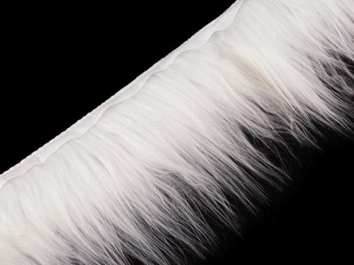Prima-obchod Dekorační kožešina pro výrobu skřítků a postaviček šíře 13 cm, barva 1 Off White