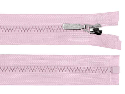Prima-obchod Kostěný zip No 5 délka 60 cm s ozdobným jezdcem, barva 165 fialová sv.