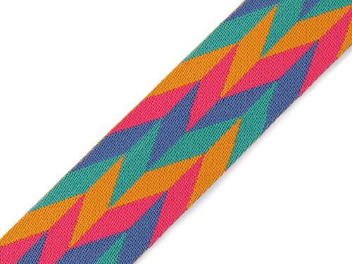 Prima-obchod Oboustranný popruh šíře 50 mm, barva 2 multikolor