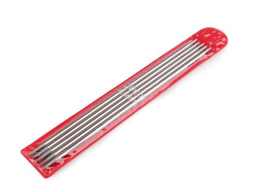 Prima-obchod Ponožkové jehlice nerezové č. 2; 2,5; 3; 3,5; 4; 4,5; 5, barva 6 (4,5 mm) barva nikl