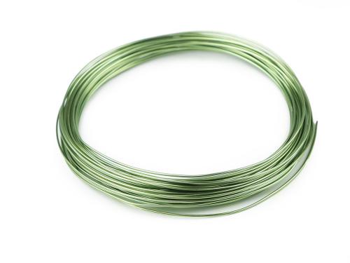 Prima-obchod Drát hliníkový Ø1 mm, barva 5 zelená sv.
