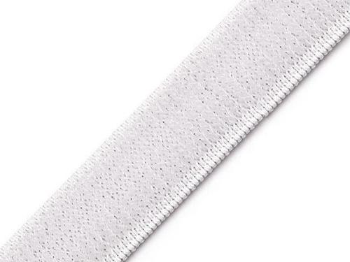 Prima-obchod Suchý zip plyš šíře 20 mm elastický, barva 1 bílá
