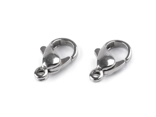 Prima-obchod Karabinka z nerezové oceli, více velikostí, barva 4 (7x12 mm) platina